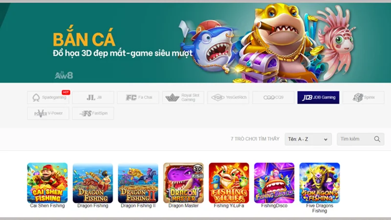 Những khía cạnh khác biệt của game bắn cá