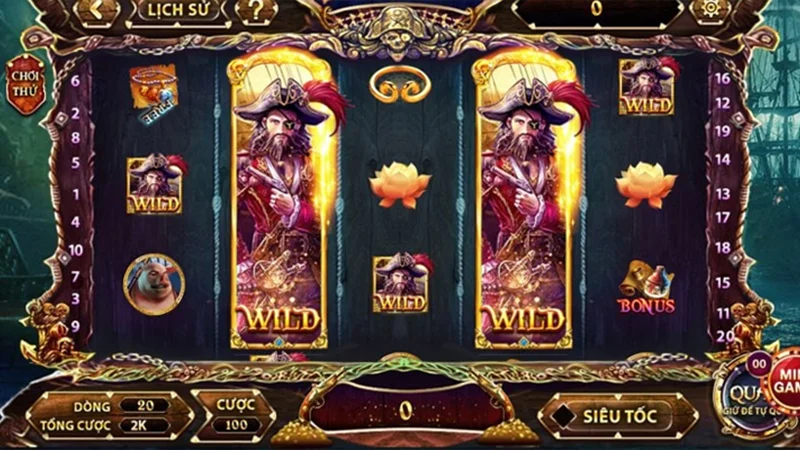 Ưu điểm của trò chơi Nổ hũ Pirate King AW8