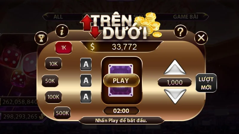 Tóm tắt thông tin về game bài Trên dưới